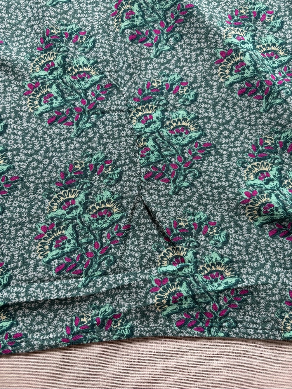 Vintage quilted boho cottagecore prairie peasant maxi dress - Picture 14 of 15